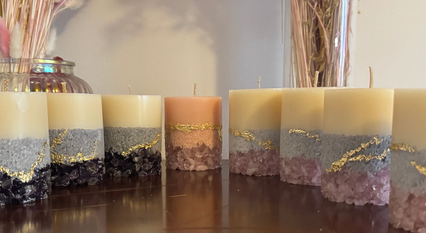 Lithotherapy Candle